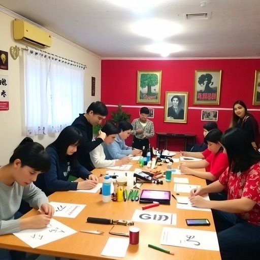 组图：塞尔维亚贝尔格莱德中国文化中心课程深受当地民众喜爱
