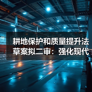 耕地保护和质量提升法草案拟二审：强化现代信息技术运用