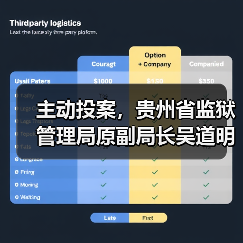 主动投案，贵州省监狱管理局原副局长吴道明接受审查调查