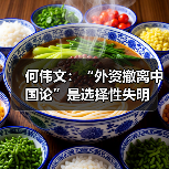 何伟文：“外资撤离中国论”是选择性失明