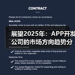 展望2025年：APP开发公司的市场方向趋势分析与市场策略