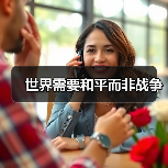 世界需要和平而非战争