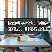 软盟搭子系统：创新社交模式，引领行业发展