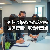 郑州通报药企药店被指医保套现：联合调查组进驻调查（图3）