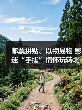 邮票拼贴、以物易物 影迷“手搓”情怀玩转北影节（图4）