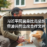 习近平同莫桑比克总统查波共同出席合作文件签字仪式（图2）