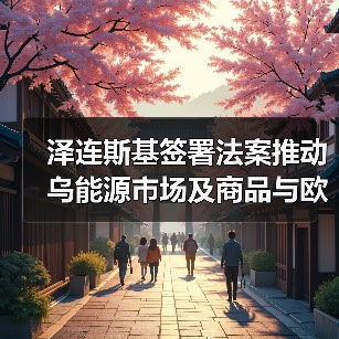 泽连斯基签署法案推动乌能源市场及商品与欧盟标准接轨