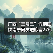 广西“三月三”假期国铁南宁局发送旅客276.6万人次（图2）