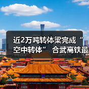 近2万吨转体梁完成“空中转体” 合武高铁最新进展→（图2）