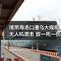 俄黑海港口遭乌大规模无人机袭击 致一死一伤（图3）