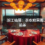 浙江仙居：茶农抢采雨前茶（图3）