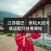江苏宿迁：京杭大运河货运船只往来穿梭（图4）