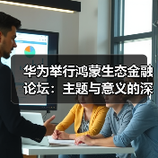鸿蒙生态引领金融数智化转型新趋势