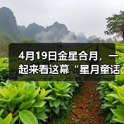 4月19日金星合月，一起来看这幕“星月童话”（图3）