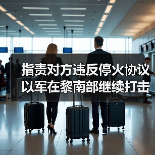指责对方违反停火协议 以军在黎南部继续打击真主党（图2）