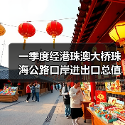 一季度经港珠澳大桥珠海公路口岸进出口总值达961.7亿元（图3）