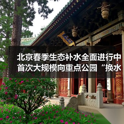 北京春季生态补水全面进行中 首次大规模向重点公园“换水”（图4）