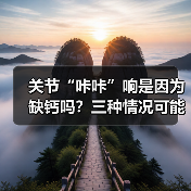 关节咔咔响是否缺钙？三种原因解析