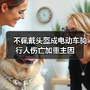 不佩戴头盔成电动车骑行人伤亡加重主因（图3）