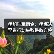 伊朗陆军司令：伊斯法罕省行动失败是敌方停火主因（图4）