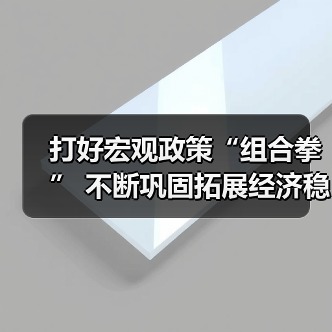 宏观政策组合拳助力经济稳中向好