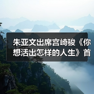 朱亚文亮相宫崎骏遗作首映 童年梦幻世界震撼人心
