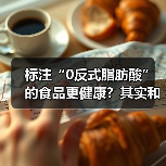 标注“0反式脂肪酸”的食品更健康？其实和你想的不一样！