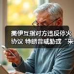 美伊互指对方违反停火协议 特朗普威胁或“采取行动”（图4）