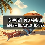 【8点见】男子将电动自行车推入滇池 被行政拘留（图4）