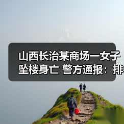 山西长治某商场一女子坠楼身亡 警方通报：排除刑案（图4）