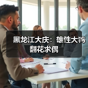 黑龙江大庆：雄性大鸨翻花求偶（图3）