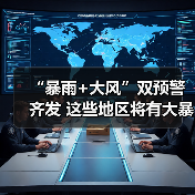 “暴雨+大风”双预警齐发 这些地区将有大暴雨