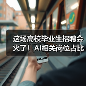 这场高校毕业生招聘会火了！AI相关岗位占比超四成（图2）