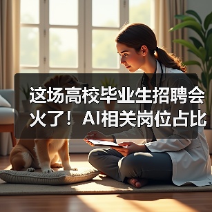这场高校毕业生招聘会火了！AI相关岗位占比超四成