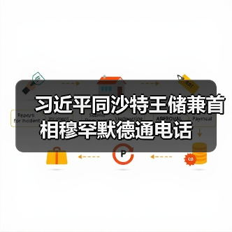 习近平同沙特王储兼首相穆罕默德通电话（图4）