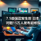 7.5级强震发生后 日本对超15万人发布避难指示（图3）