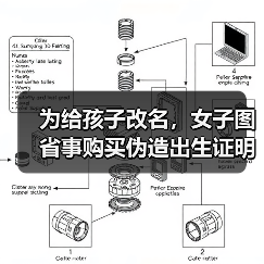 为给孩子改名，女子图省事购买伪造出生证明落户被行拘（图3）