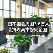 日本国会周围3.6万人集会抗议高市修宪企图（图4）