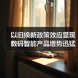 以旧换新政策效应显现 数码智能产品增势迅猛
