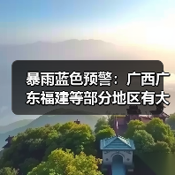 暴雨蓝色预警：广西广东福建等部分地区有大到暴雨（图4）