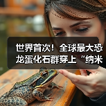 世界首次！全球最大恐龙蛋化石群穿上“纳米防护服”