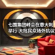 七国集团峰会在意大利举行 大批民众场外抗议(图1) 七国集团峰会在意大利举行 大批民众场外抗议(图1)