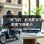 “修飞机”的高职女生想要飞得更远(图2) “修飞机”的高职女生想要飞得更远(图2)