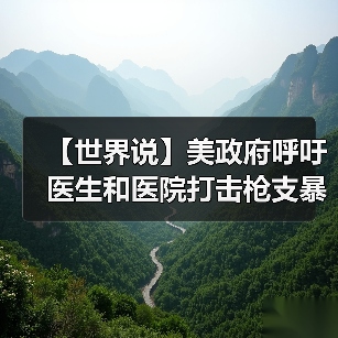 【世界说】美政府呼吁医生和医院打击枪支暴力 美媒：这凸显美国两党分歧难以弥合和立法无力的政治现实