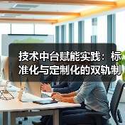 技术中台赋能实践:标准化与定制化的双轨制创新密码(图3) 技术中台赋能实践:标准化与定制化的双轨制创新密码(图3)
