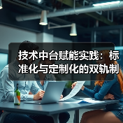 技术中台赋能实践:标准化与定制化的双轨制创新密码(图4) 技术中台赋能实践:标准化与定制化的双轨制创新密码(图4)