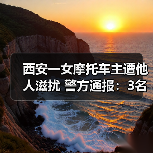 西安一女摩托车主遭他人滋扰 警方通报：3名男子被拘留（图3）
