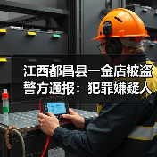 江西都昌县一金店被盗 警方通报：犯罪嫌疑人被抓获（图2）