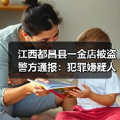 江西都昌县一金店被盗 警方通报：犯罪嫌疑人被抓获