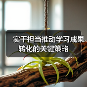 实干担当推动学习成果转化的关键策略（图3）